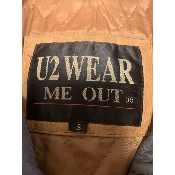 U 2 Wear Me Out Leather Lined Utility Coat Size S - Picture 4 of 10